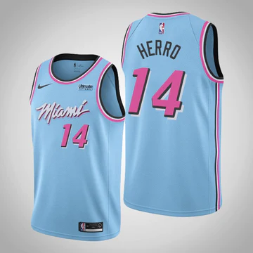 Tyler Herro #14 Miami Heat Nike  Swingman Jersey - City Edition -Blue